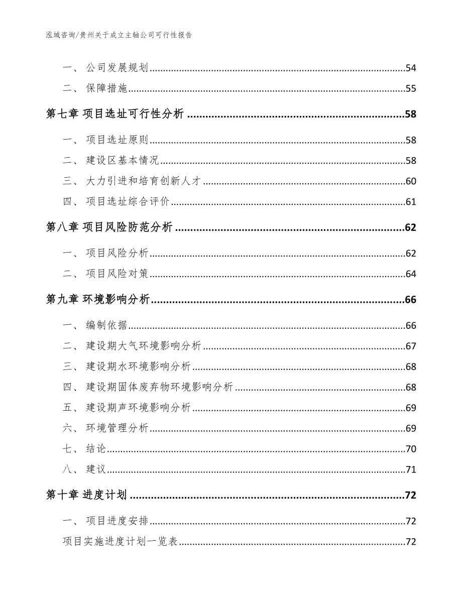 贵州关于成立主轴公司可行性报告模板范文_第5页