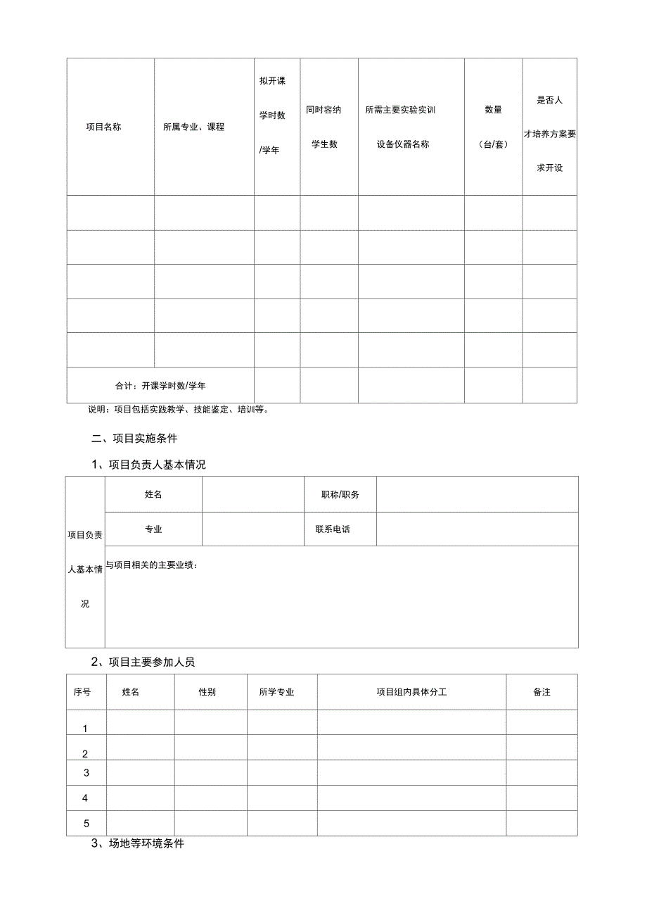 实训室建设项目申报书_第4页