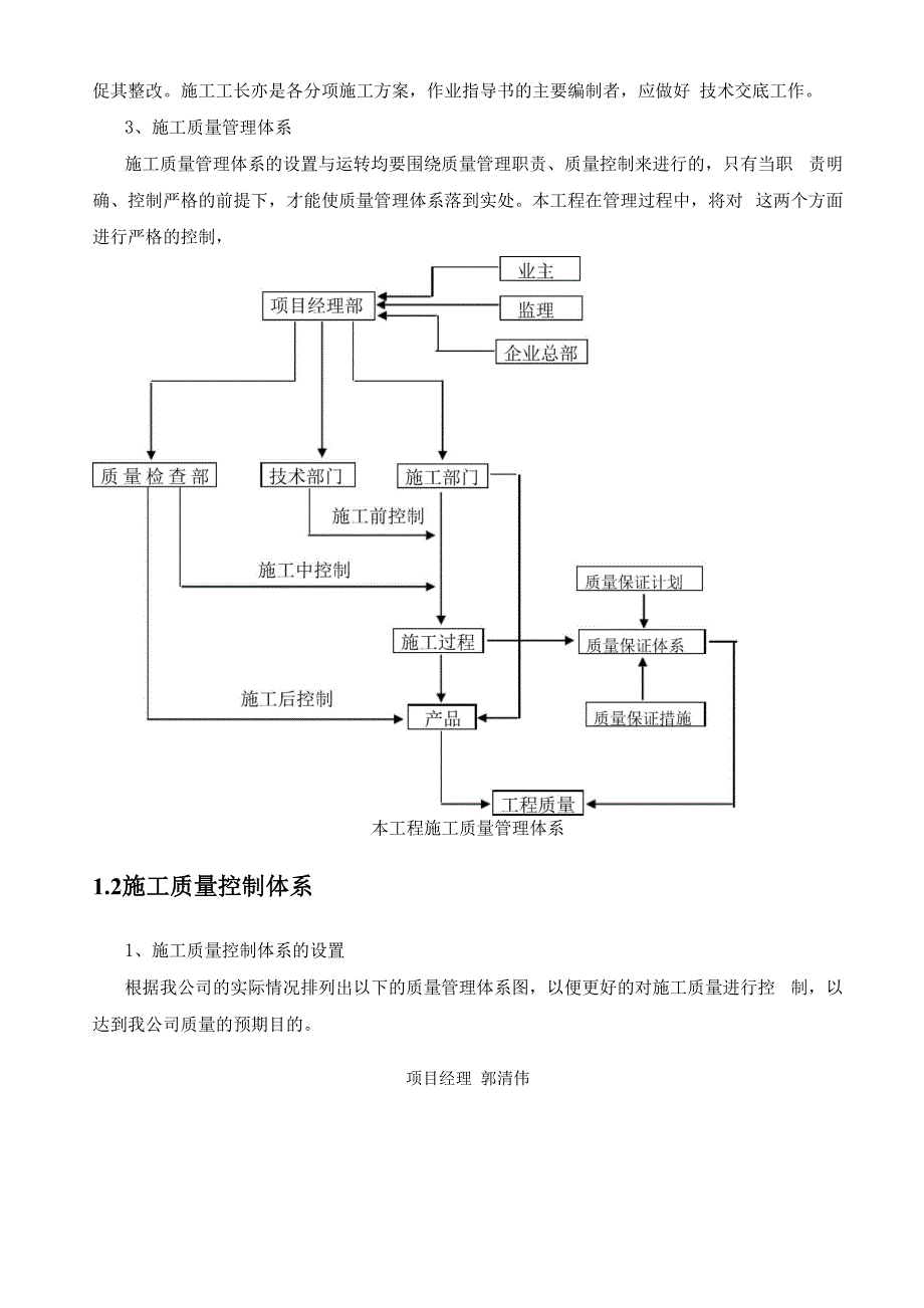 项目施工质量保证体系_第3页