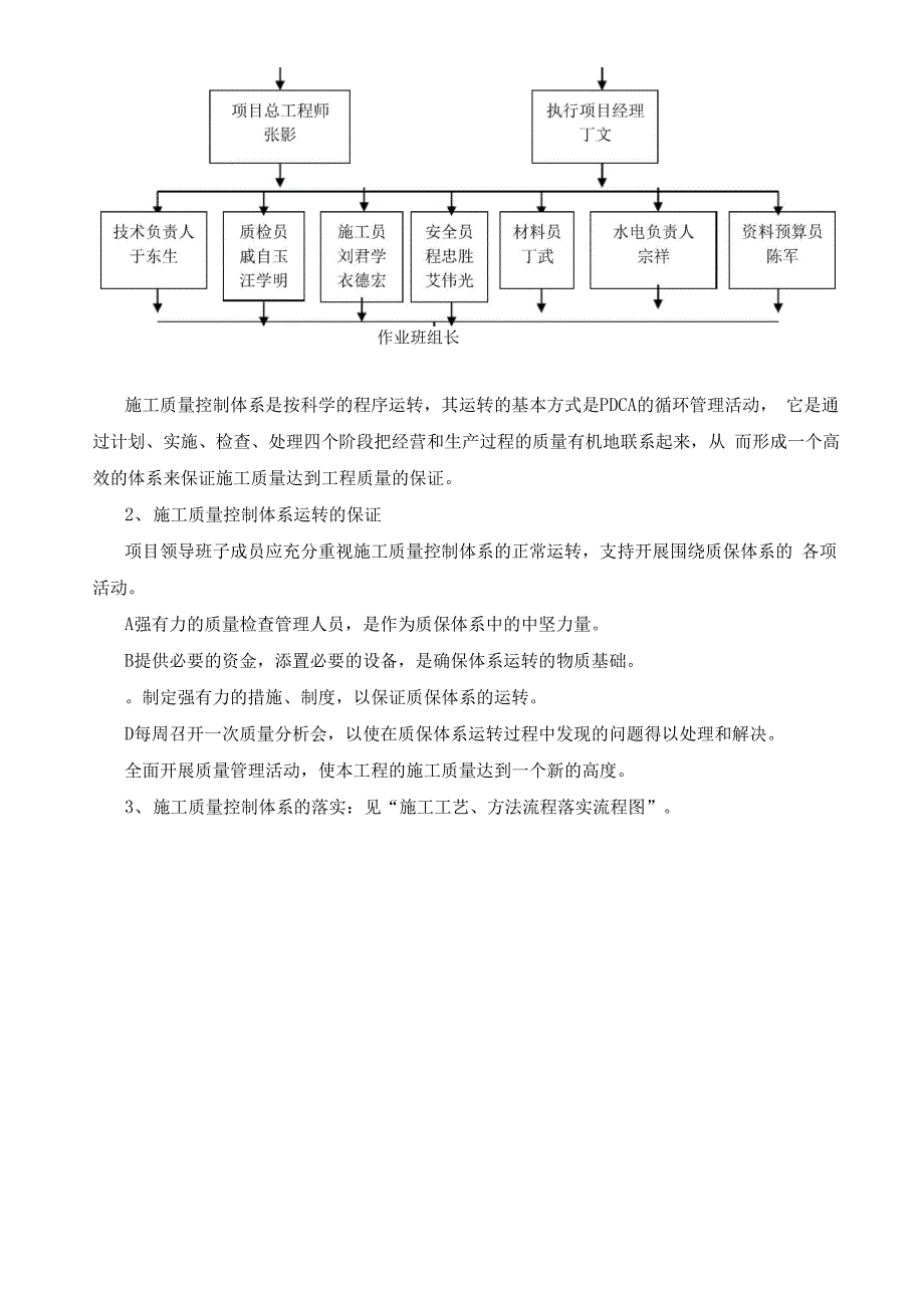 项目施工质量保证体系_第4页