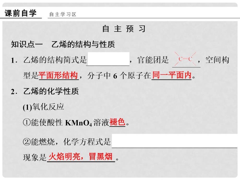 高中化学 专题3 常见的烃 3.1.2 烯烃、炔烃课件 苏教版选修5_第3页