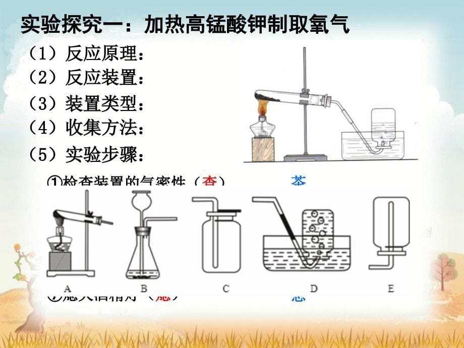 专题二单元2氧气的实验室制法_第5页