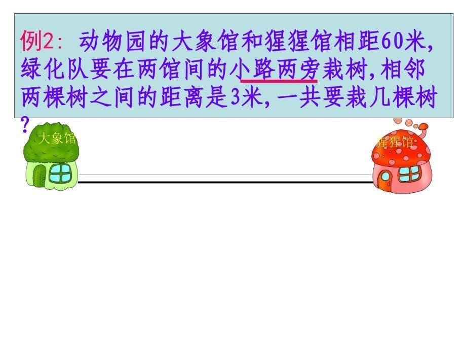 四年级下册数学课件植树问题人教版_第5页