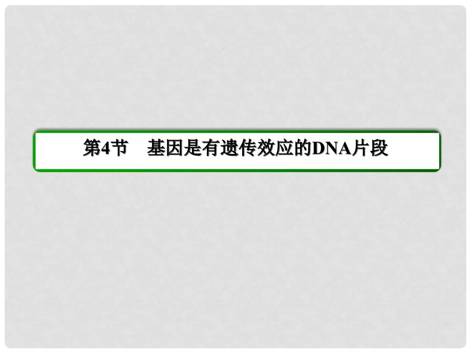 高中生物 40分钟课时作业 34 基因是有遗传效应的DNA片段课件 新人教版必修2_第2页