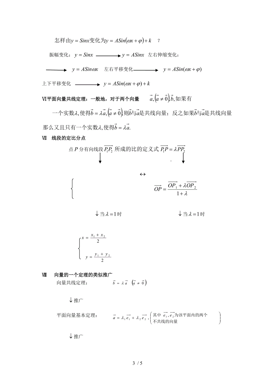 高中数学必修四公式大全_第3页