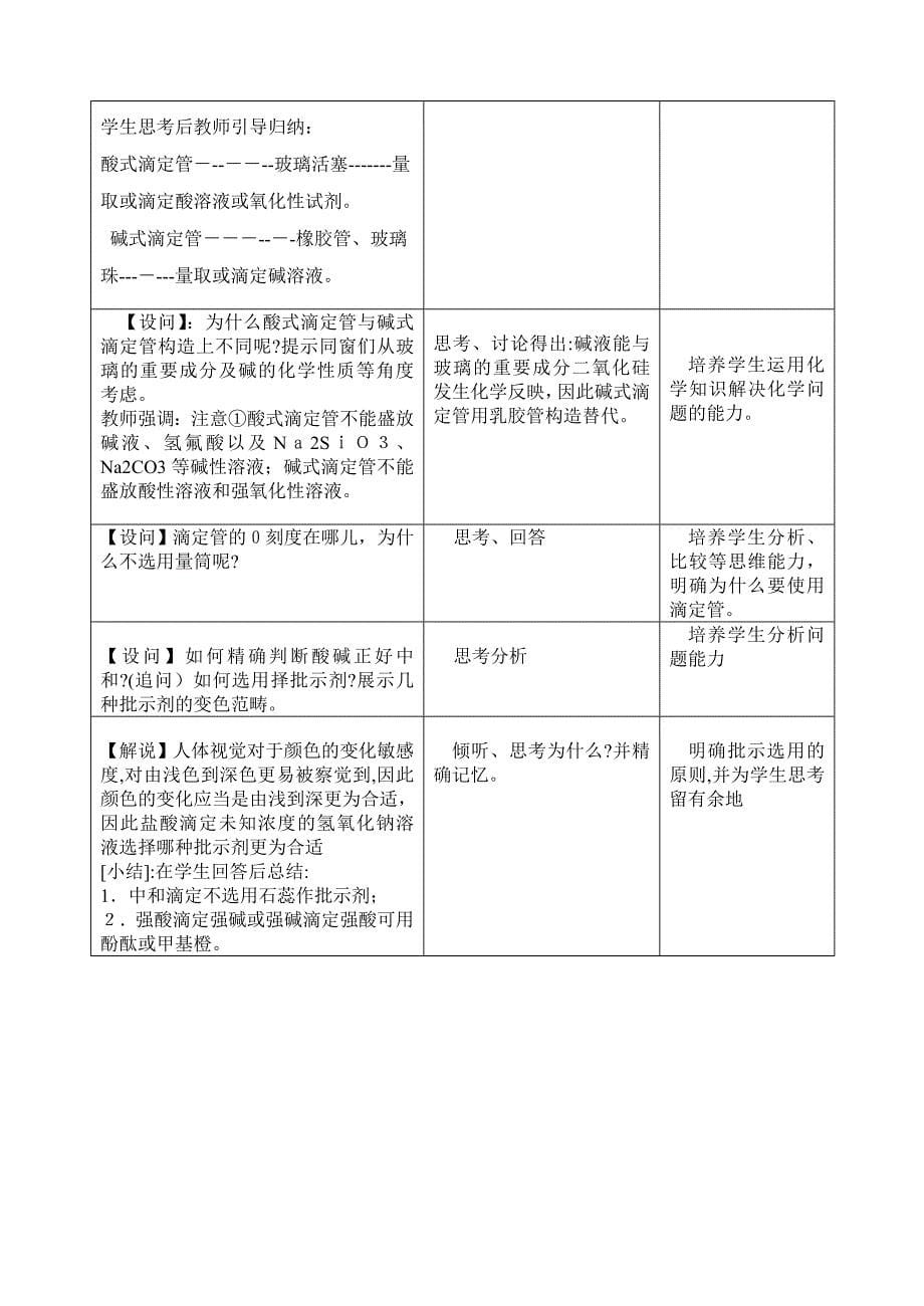 公开课酸碱中和滴定教案1_第5页