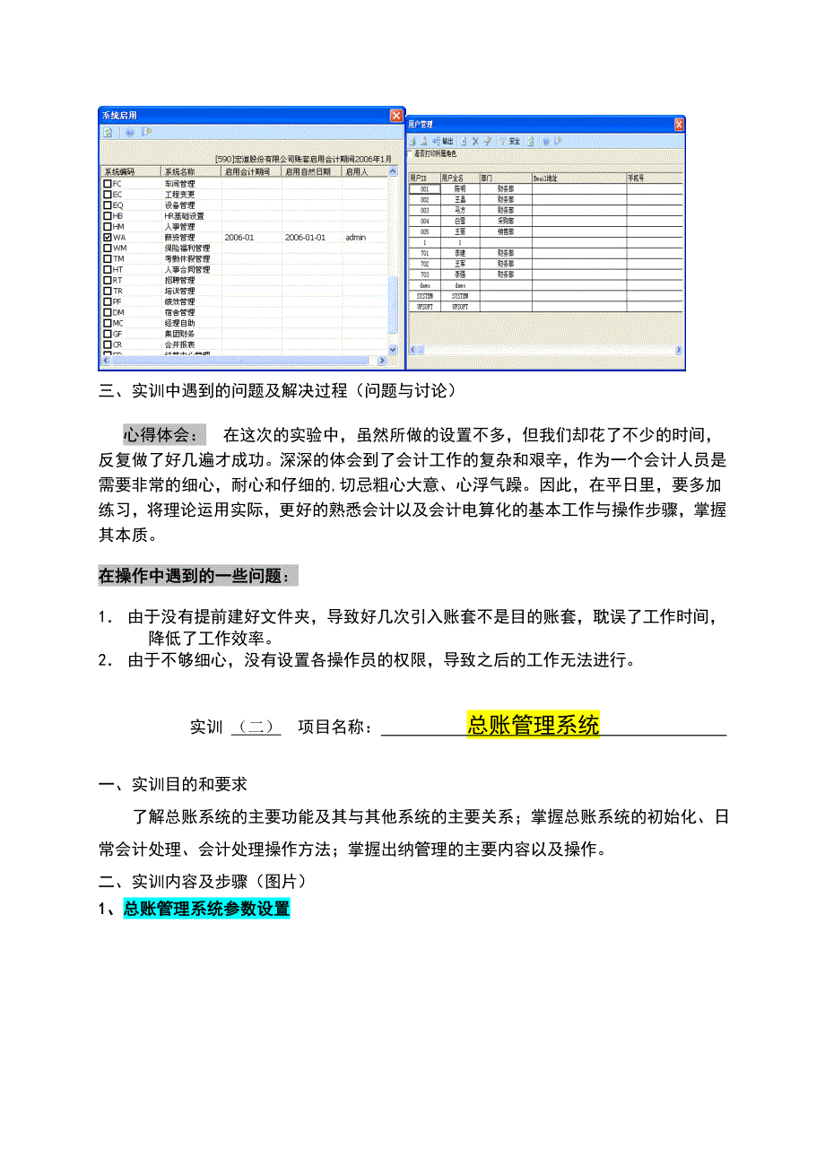 财经系会计ERP综合实训告_第4页