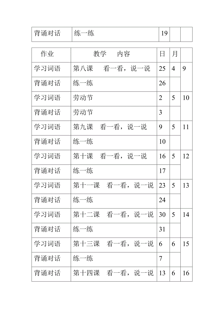 小学一年级下学期汉语教案集_第2页