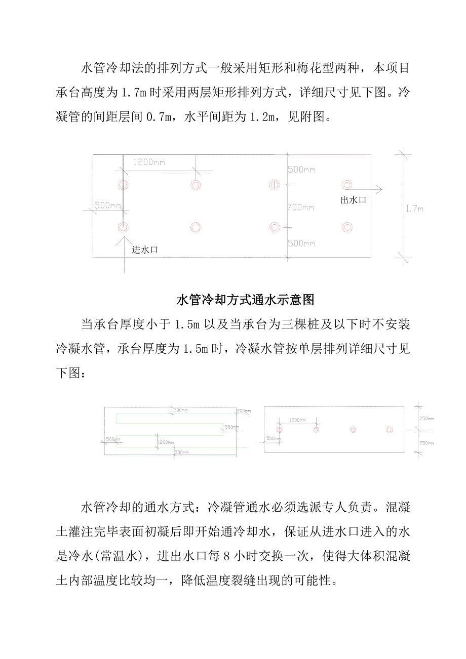 大体积混凝土施工冷凝管降温方案_第3页