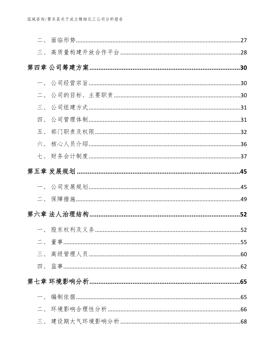 景东县关于成立精细化工公司分析报告范文模板_第4页