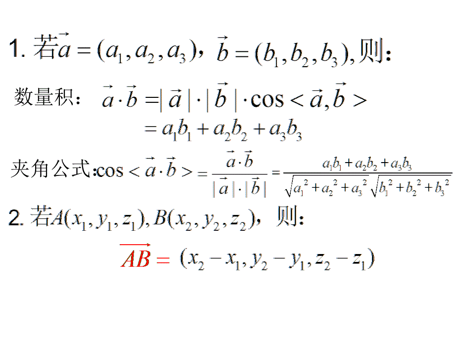 利用空间向量解决立体几何的向量方法解决空间角的问题_第3页