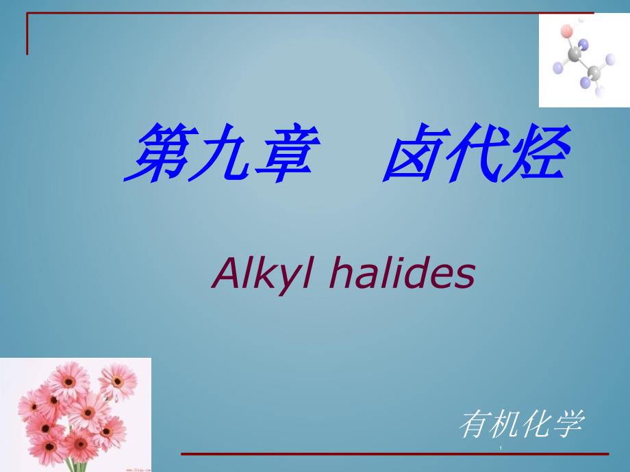 基础有机化学卤代烃_第1页