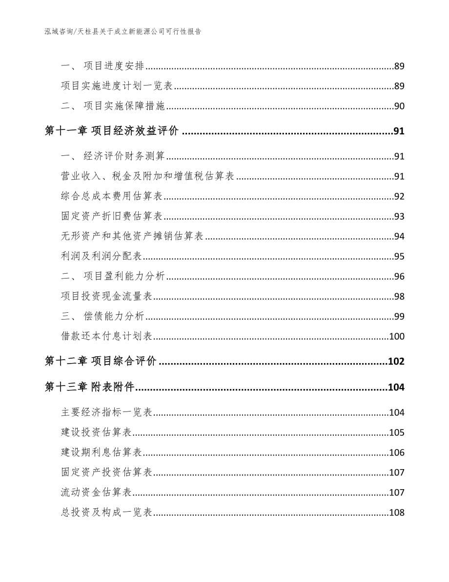 天柱县关于成立新能源公司可行性报告（模板范文）_第5页