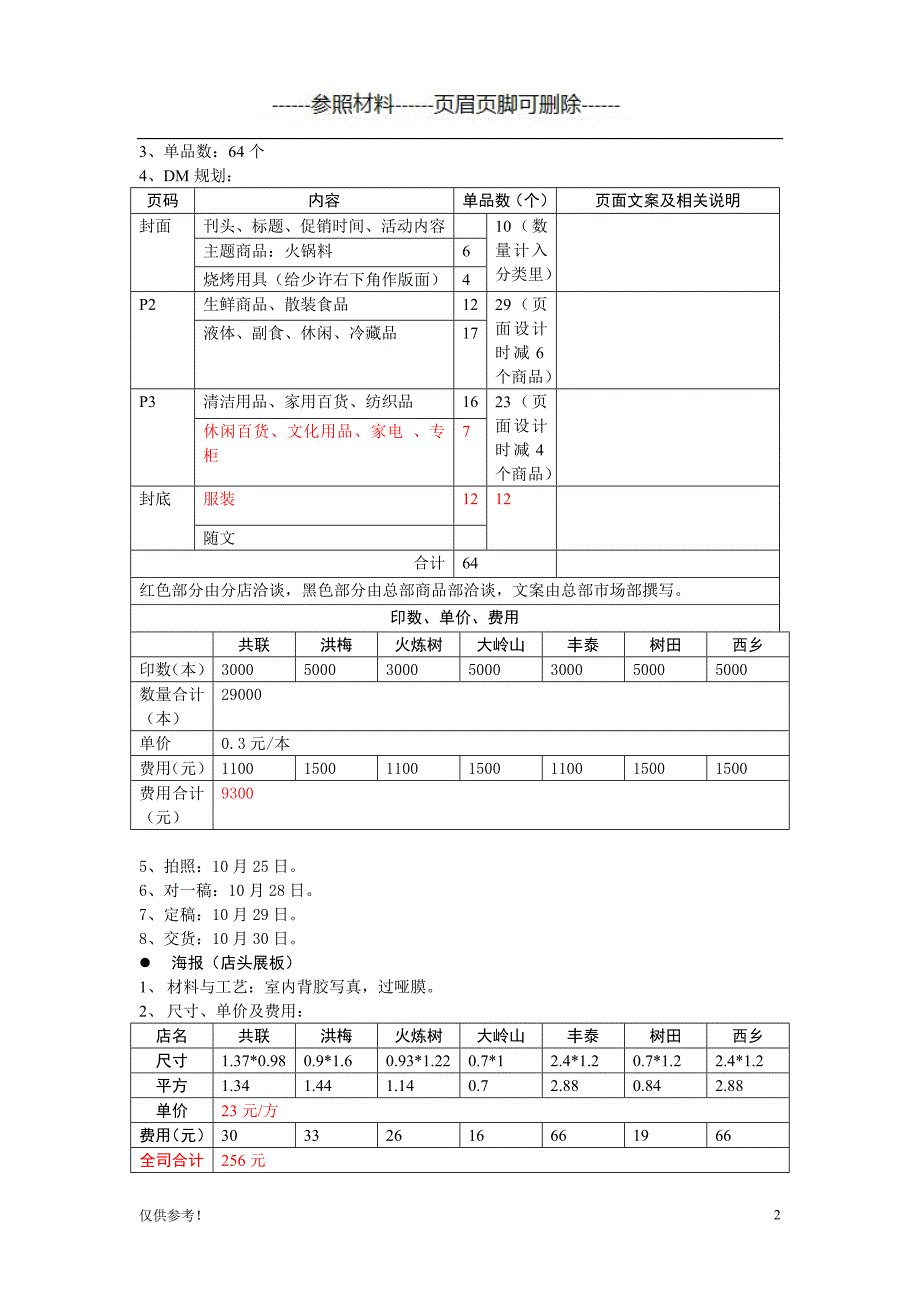 火锅节促销活动方案[仅限参考]_第2页