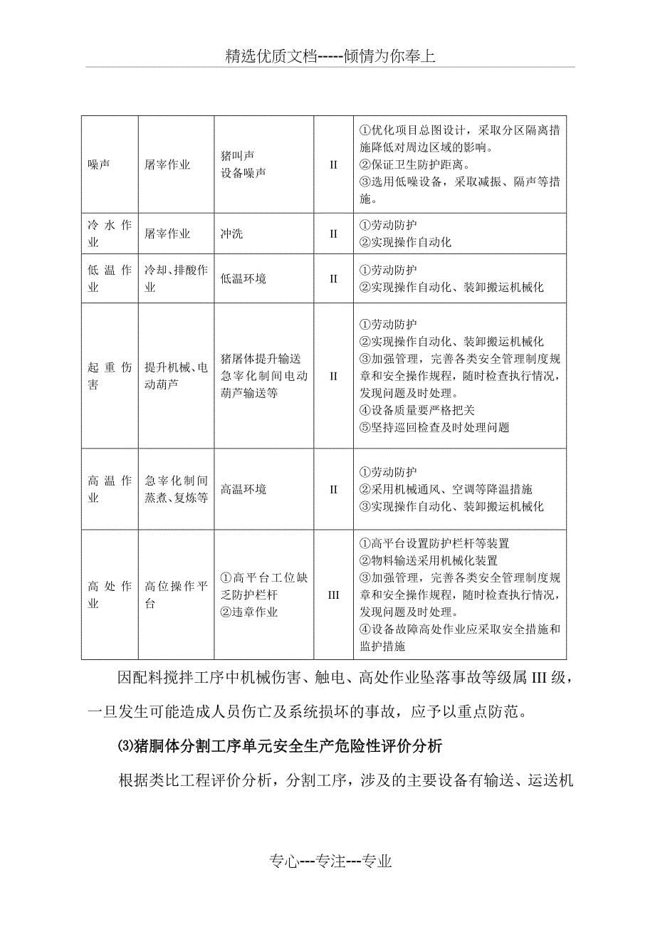 生猪屠宰厂生产危险性分析(共10页)_第5页