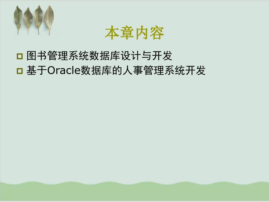 基于Oracle数据库的应用开发课件_第2页