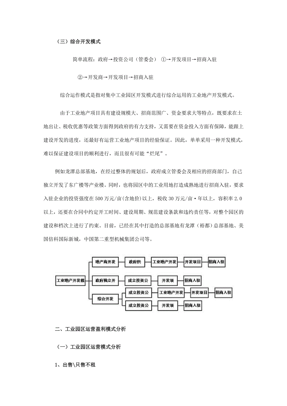 工业园区开发与盈利模式研究报告_第2页