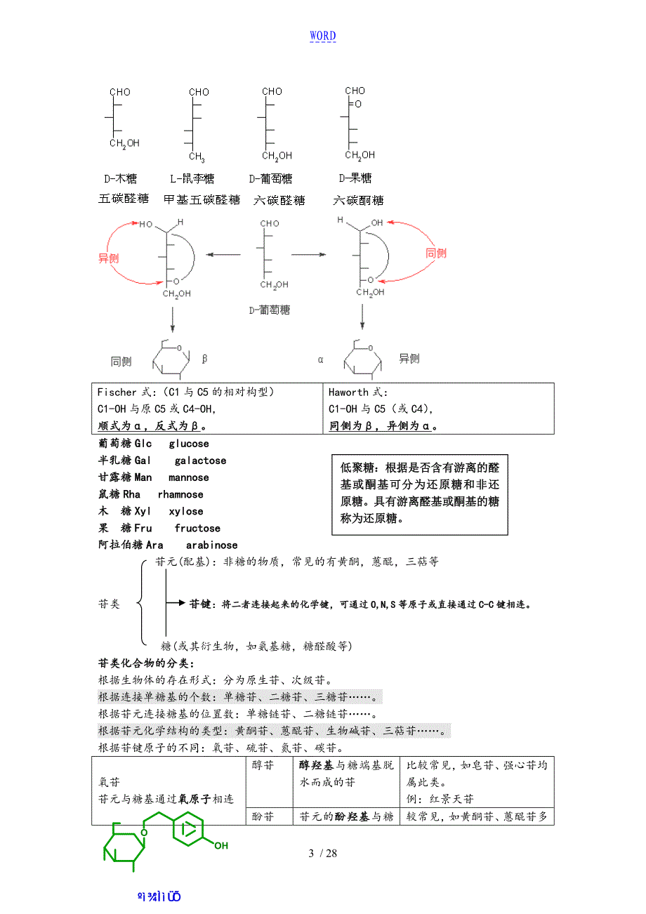 天然药物化学药学专业整理_第3页