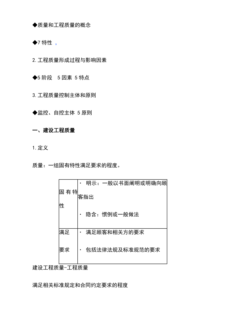 2021年注册一级监理工程师考试建设工程质量控制核心精华必考点_第3页