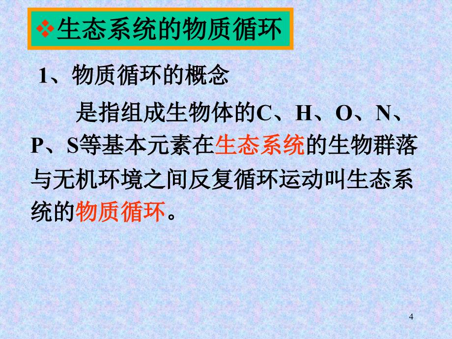 人教版教学课件生态系统的物质循环课件_第4页