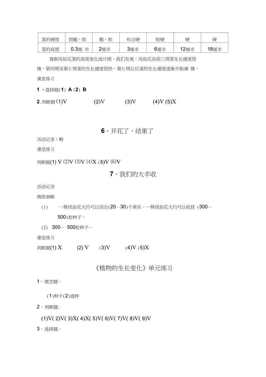 三年级下册科学课堂作业本答案_第3页