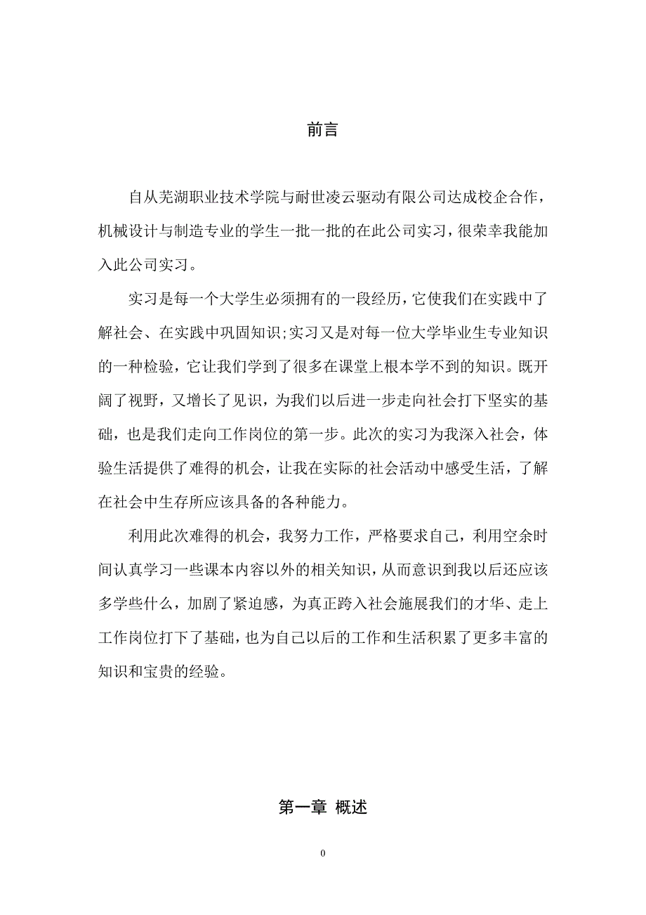 职业学院机械设计及其自动化专业耐世凌云驱动有限公司实习论文_第3页