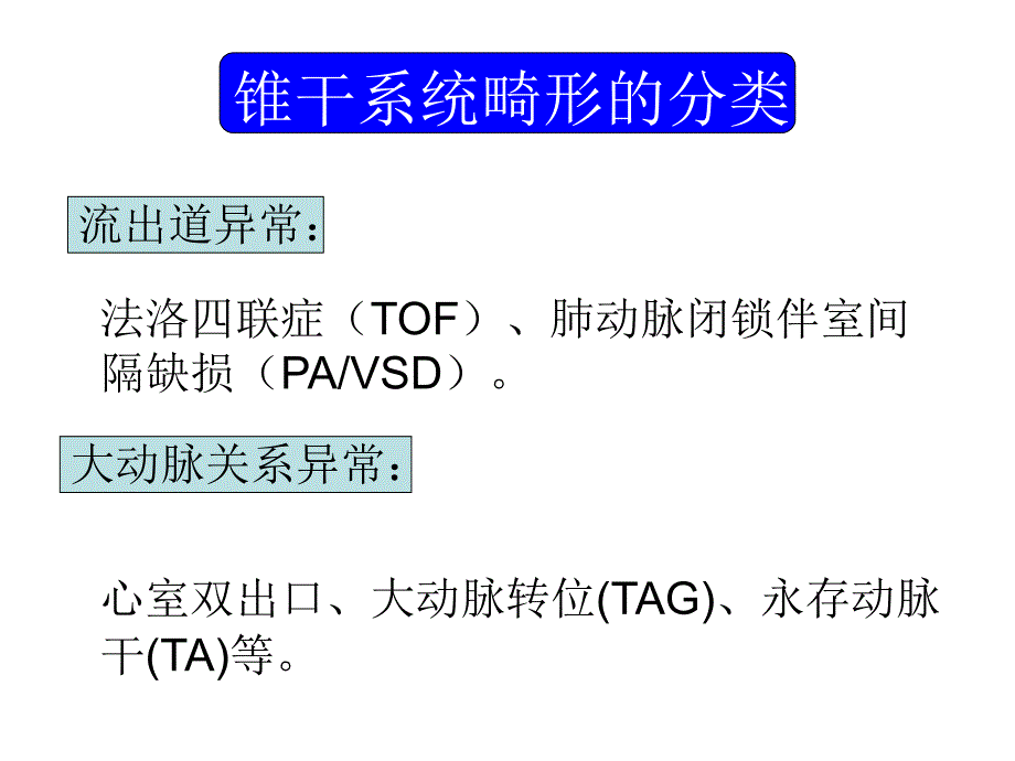 胎儿心脏锥干畸形有动画课件_第2页