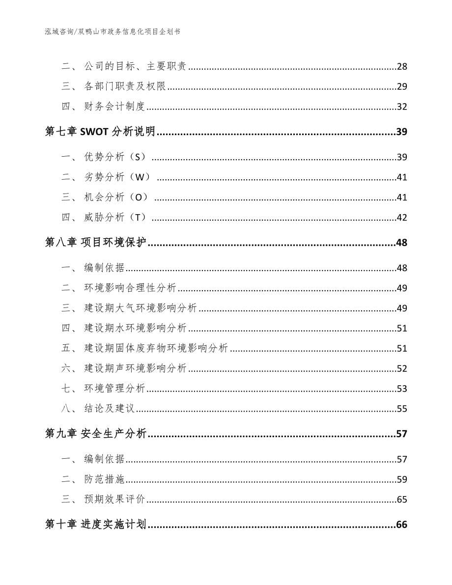 双鸭山市政务信息化项目企划书【范文】_第5页