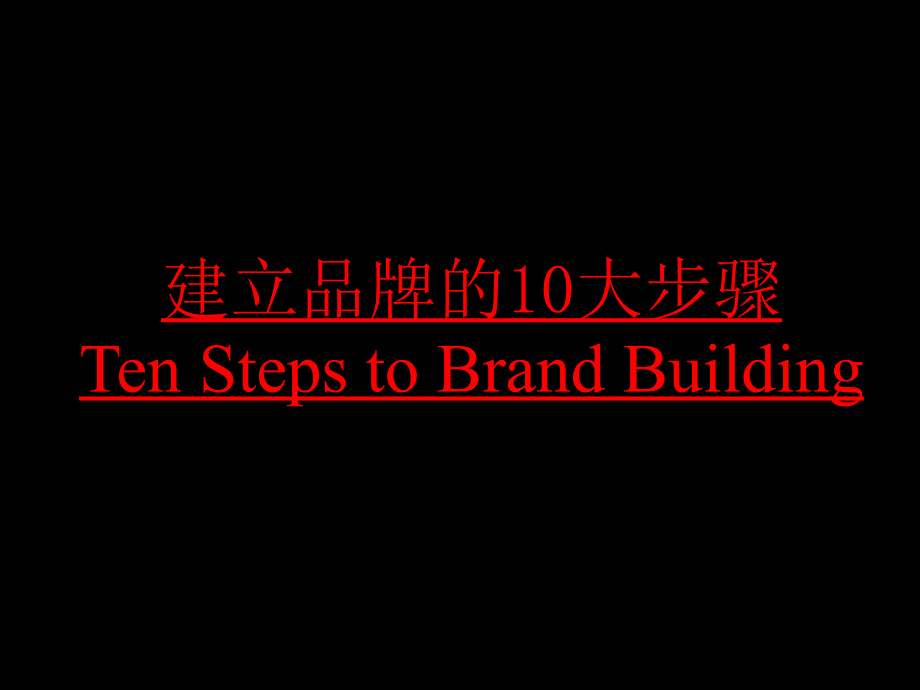 最新品牌建立的十大步骤幻灯片_第2页