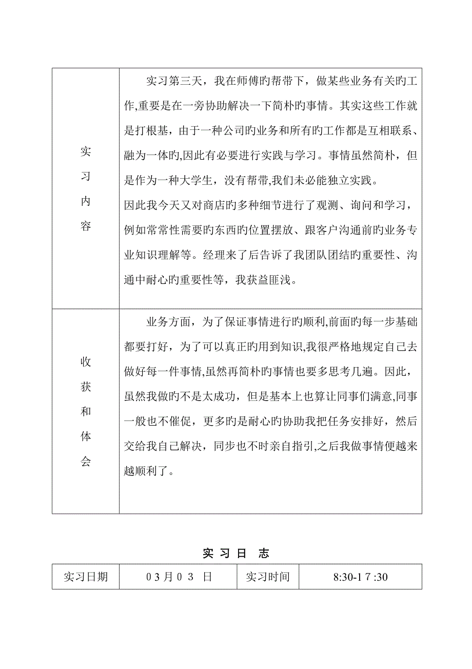 商店收银毕业实习日志25篇_第4页