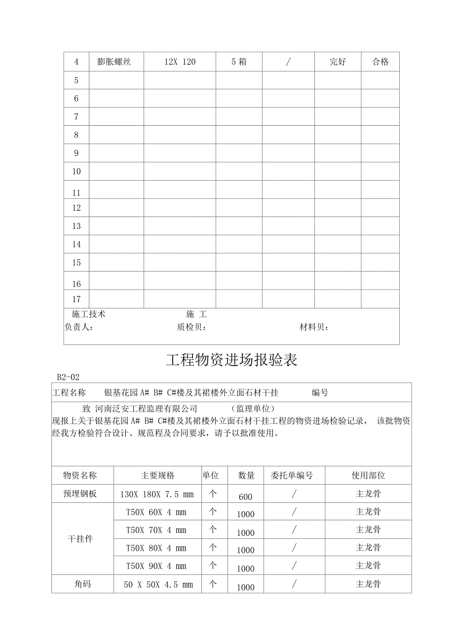 材料进场报验表_第3页