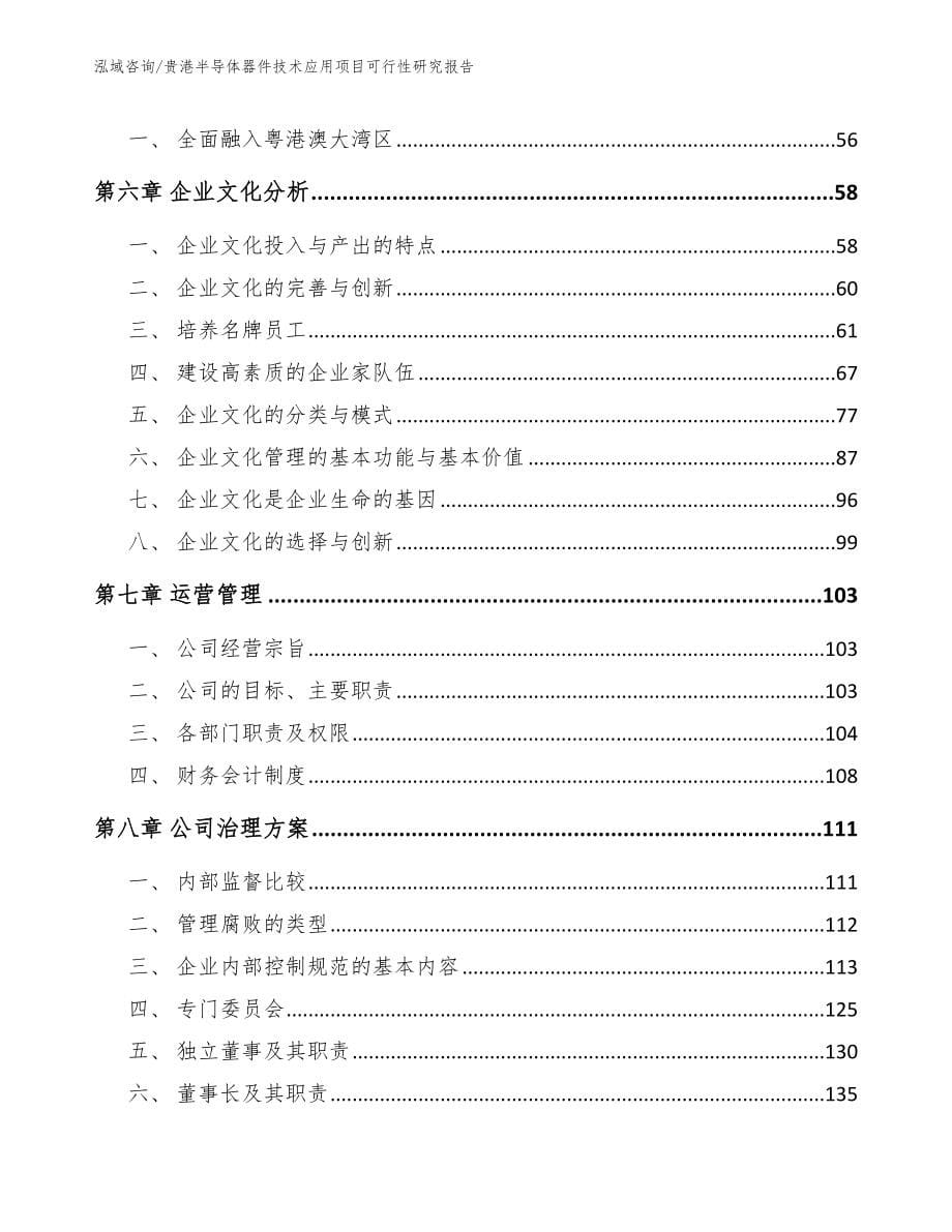 贵港半导体器件技术应用项目可行性研究报告模板范本_第5页