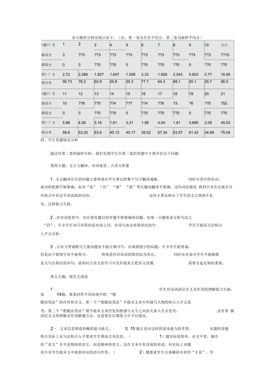 高中语文试卷分析_第3页