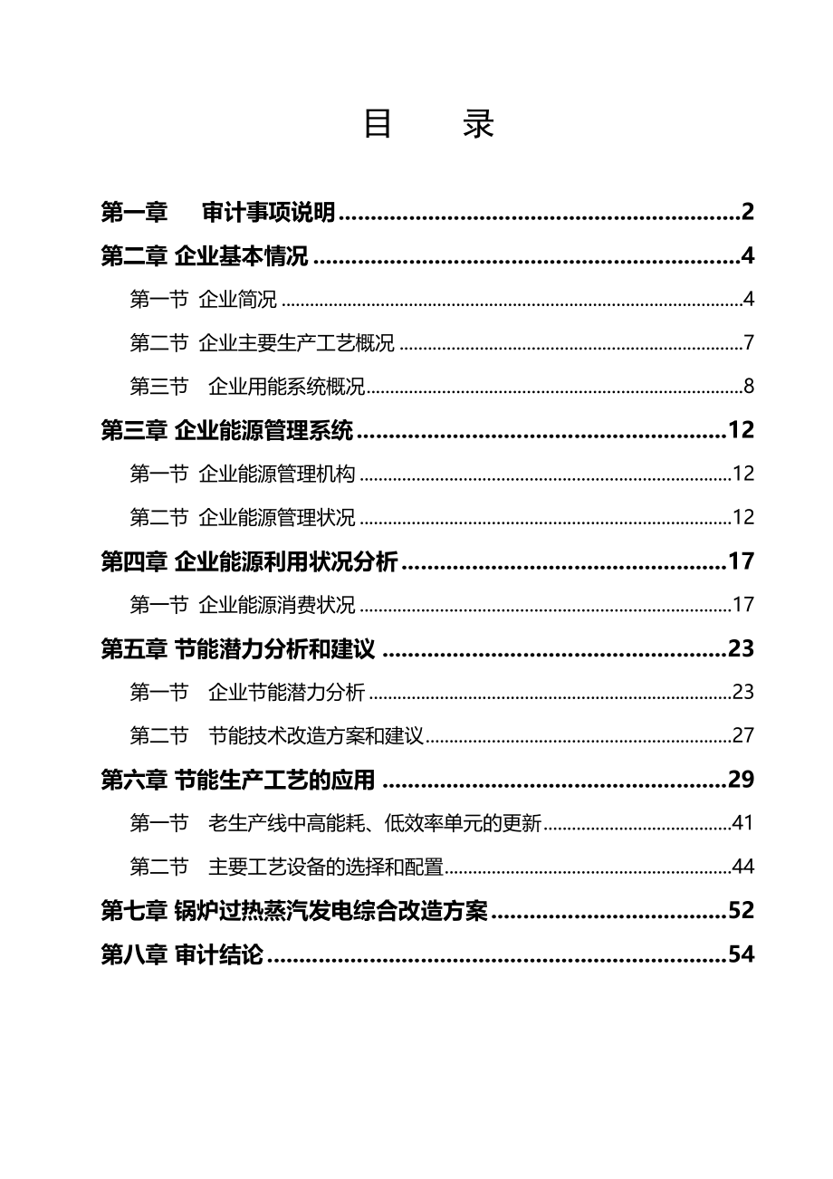 中天印染公司能源审计报告(定型)_第1页