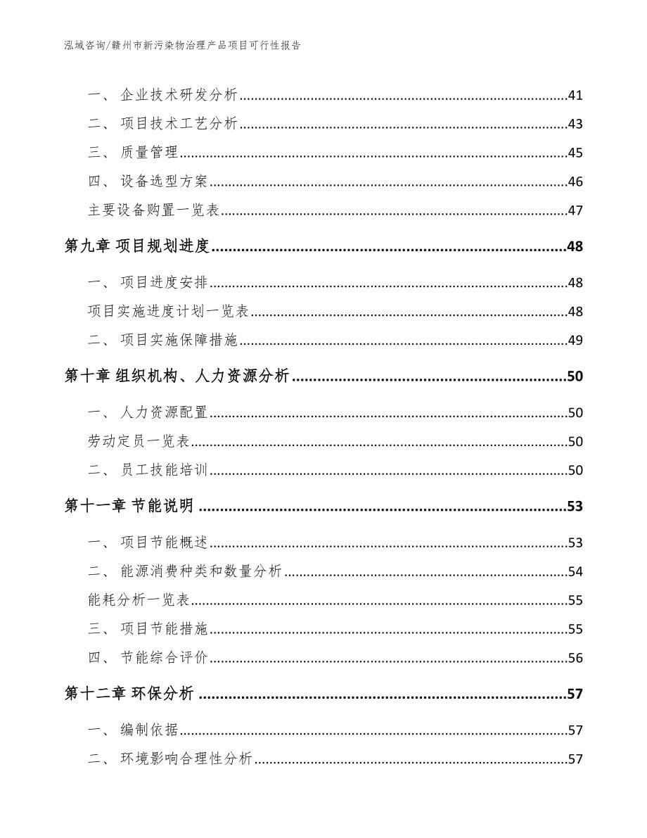 赣州市新污染物治理产品项目可行性报告_第5页