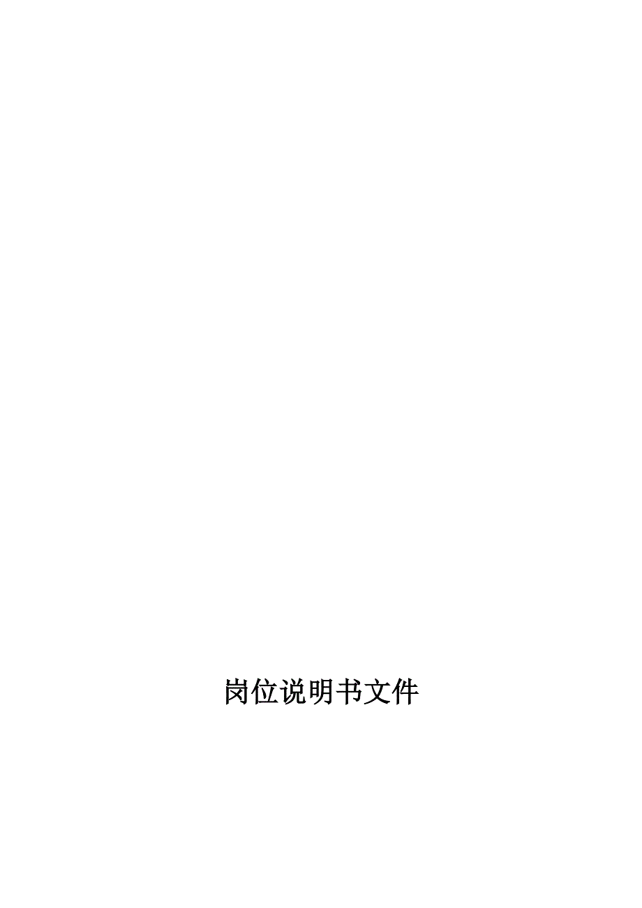 珠宝连锁企业岗位文件_第2页