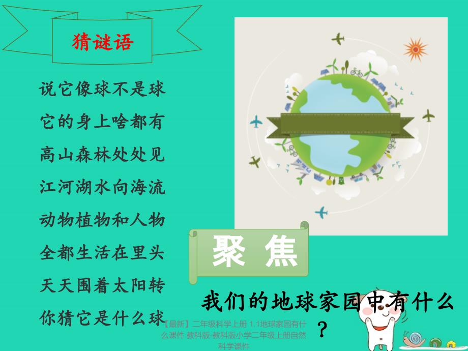 【最新】二年级科学上册 1.1地球家园有什么课件 教科版-教科版小学二年级上册自然科学课件_第2页