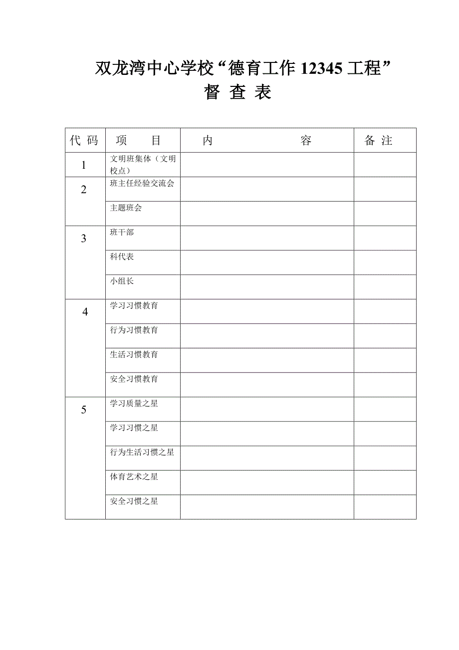 双龙湾中心小学德育工作12345工程_第2页