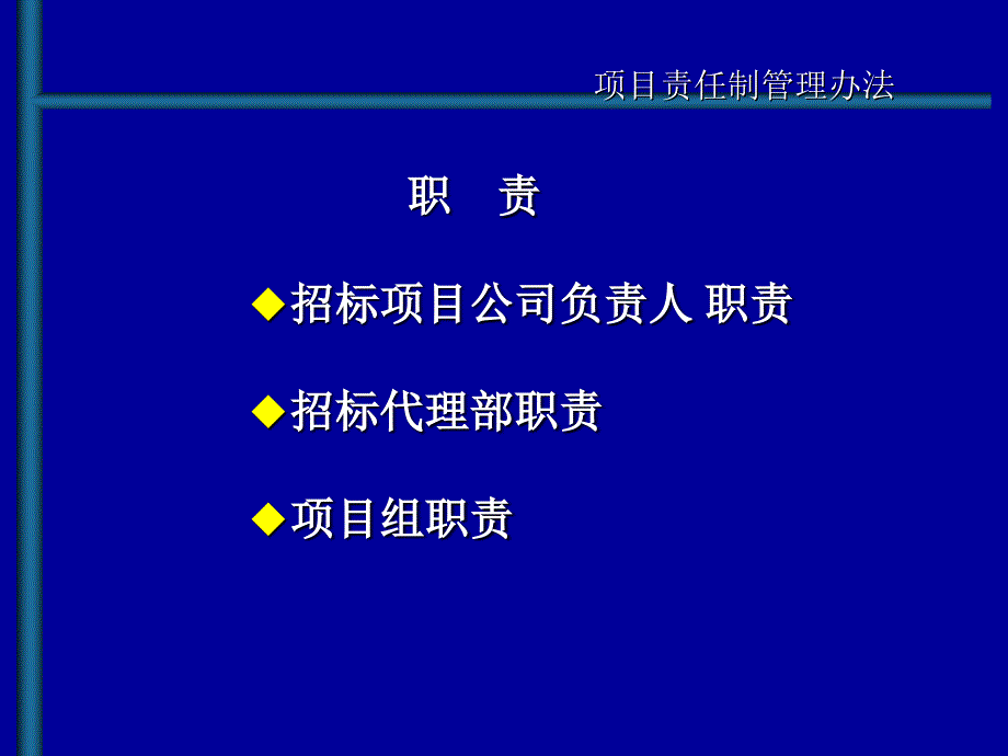 招标代理项目责任制管理办法_第3页