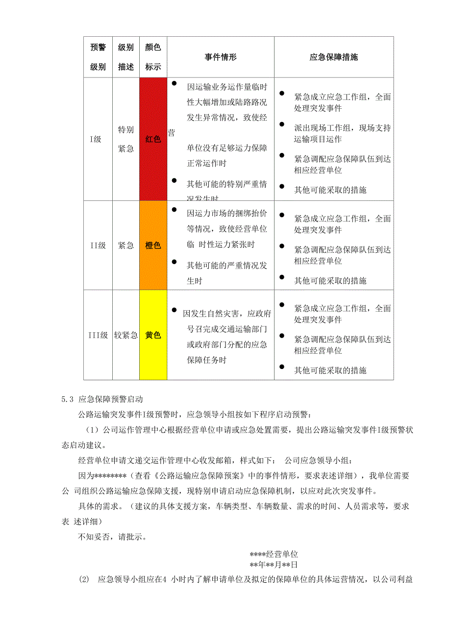 公路运输应急保障预案_第3页