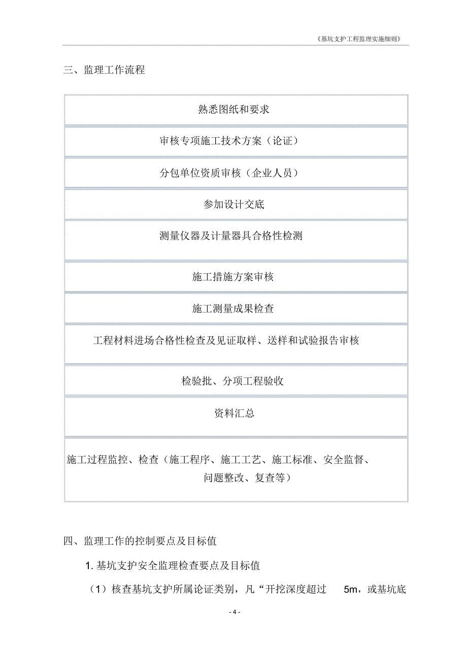 基坑支护工程监理实施细则(完)_第5页