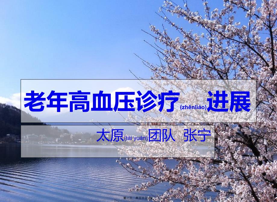 医学专题—演示文稿老年高血压31466_第1页