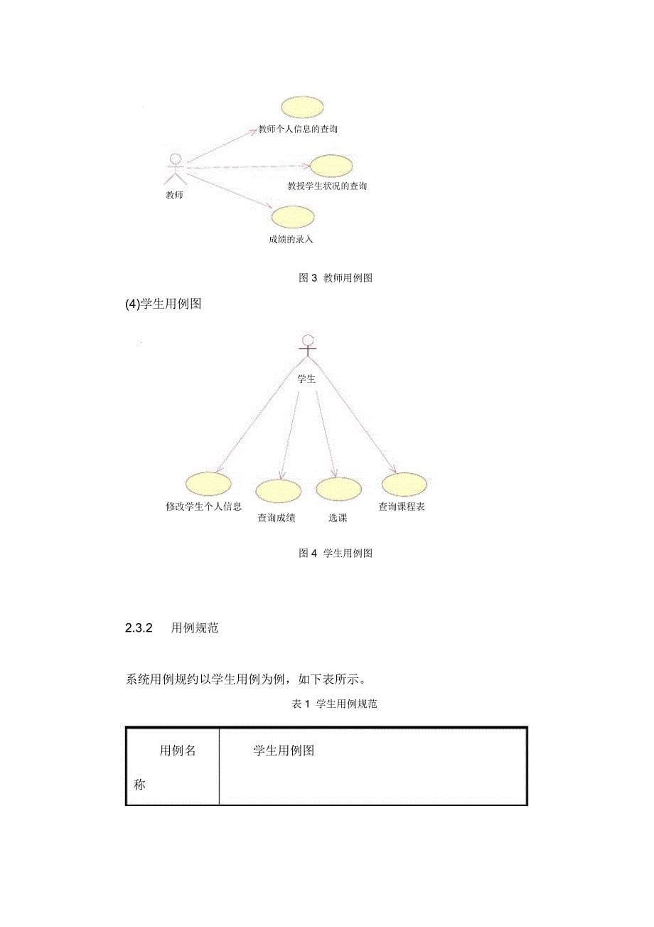 学生信息管理系统面向对象分析设计说明_第5页