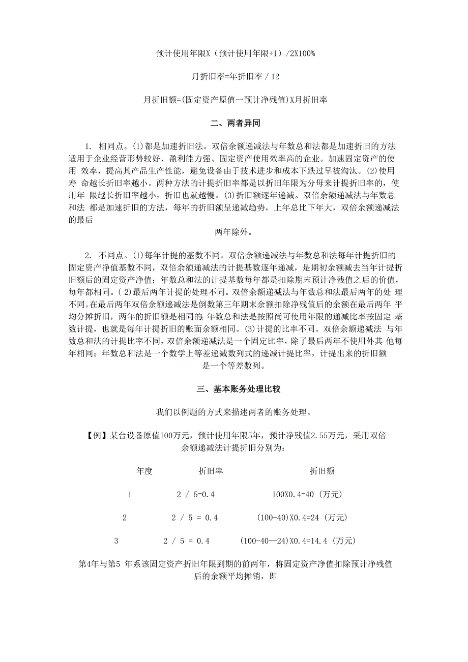 固定资产折旧方法和公式_第2页