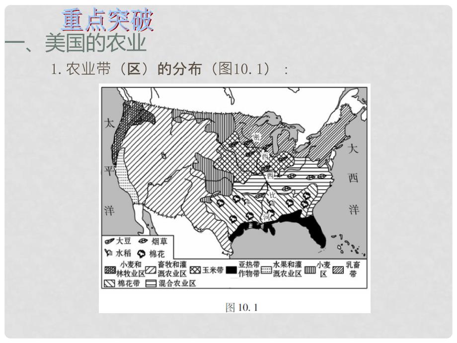 中考易中考地理 专题十 西半球的国家极地地区复习课件_第3页