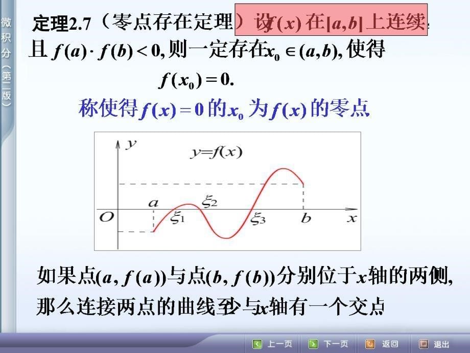 微积分26闭区间上连续函数的性质课件_第5页