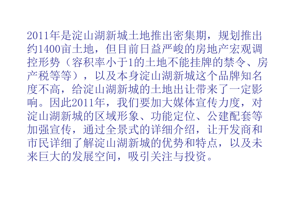 淀山湖新城媒体投放计划书_第2页