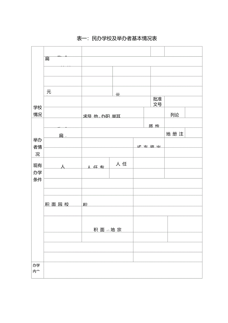 上海市民办学校办学许可证申领登记表-浦东新区教育门户网站_第4页