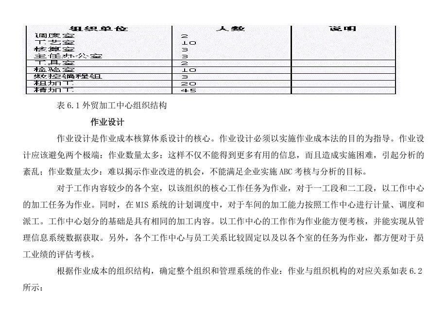 作业成本核算体系设计案例(1)_第5页