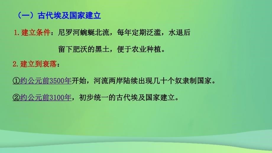 九年级历史上册1古代埃及教学课件新人教版_第5页